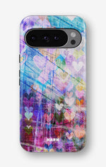 Google Pixel 10 Pro Tough Case – Purple Hearts - View 1