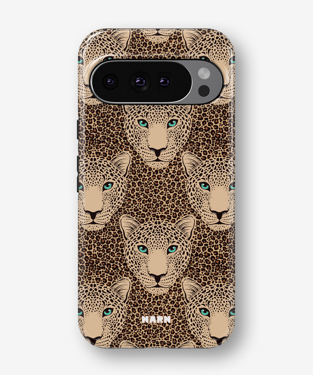 Google Pixel 10 Pro Tough Case – Leopard Gaze - View 1