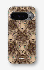 Google Pixel 10 Pro Tough Case – Leopard Gaze - View 1