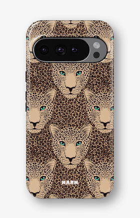 Google Pixel 10 Pro Tough Case – Leopard Gaze - View 1