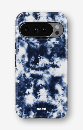 Google Pixel 10 Pro Tough Case – Tie Dye Blue - View 1