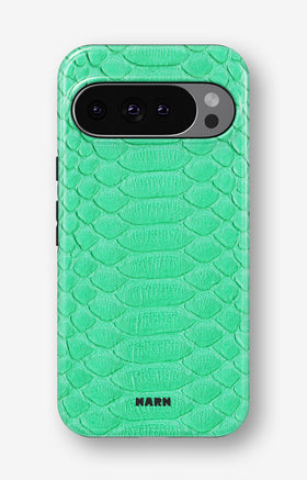 Google Pixel 10 Pro Tough Case – Turquoise Snake - View 1