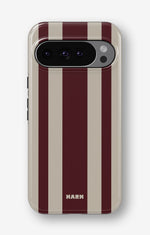 Google Pixel 10 Pro Tough Case – Bordeaux Stripe - View 1