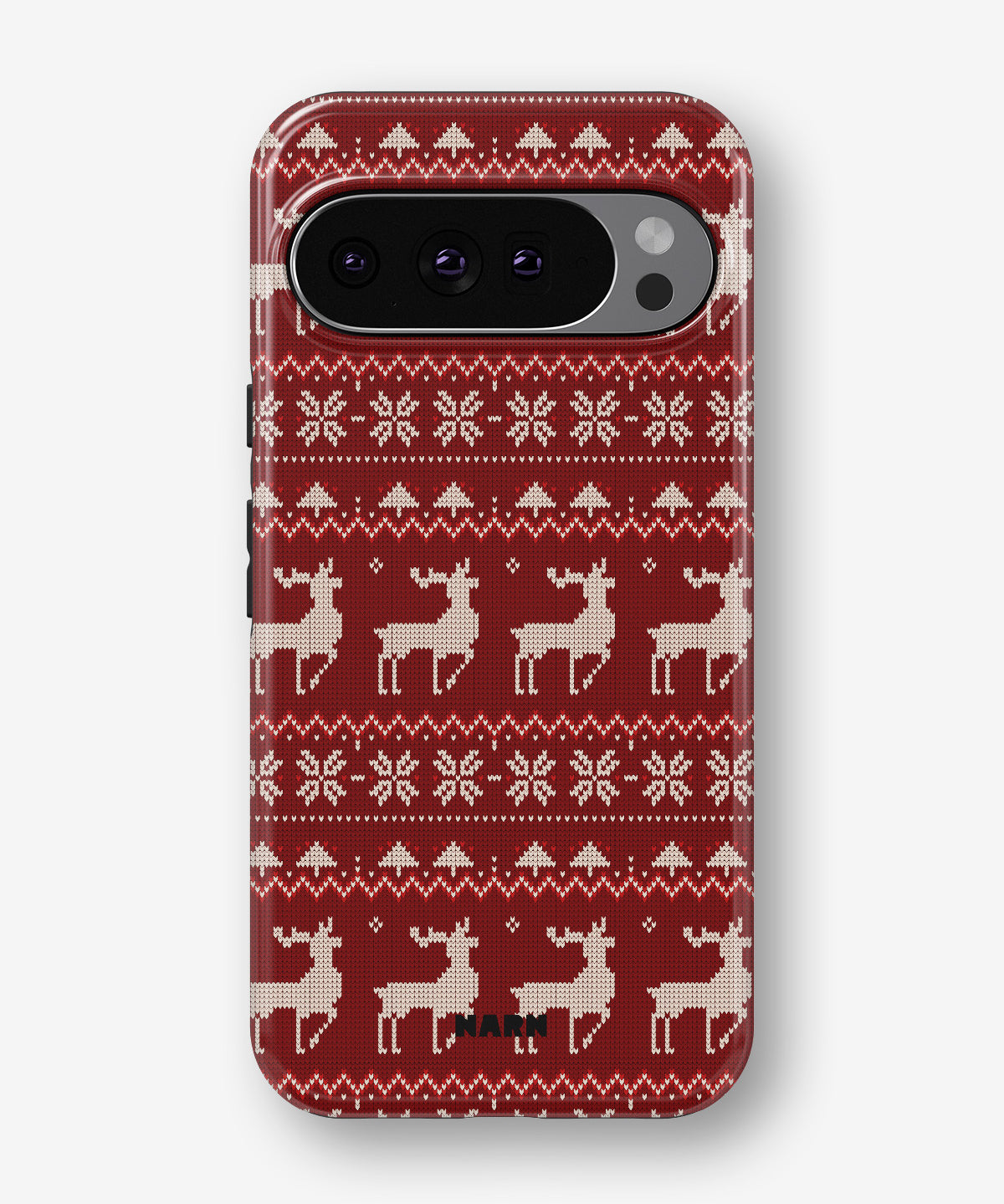 Google Pixel 10 Pro Tough Case – Reindeer Knit - View 1