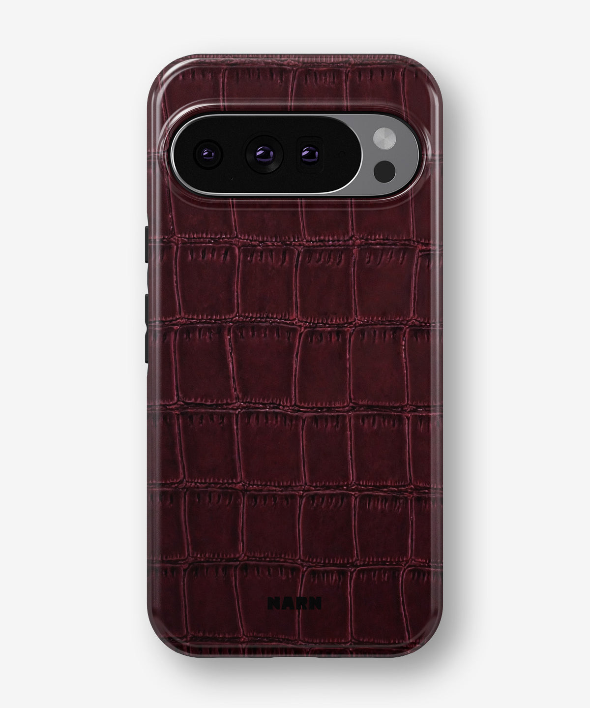 Google Pixel 10 Pro Tough Case – Rouge Croc - View 1