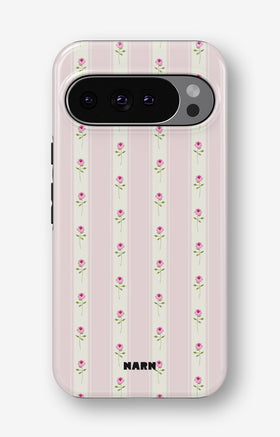Google Pixel 10 Pro Tough Case – Rose Lines - View 1