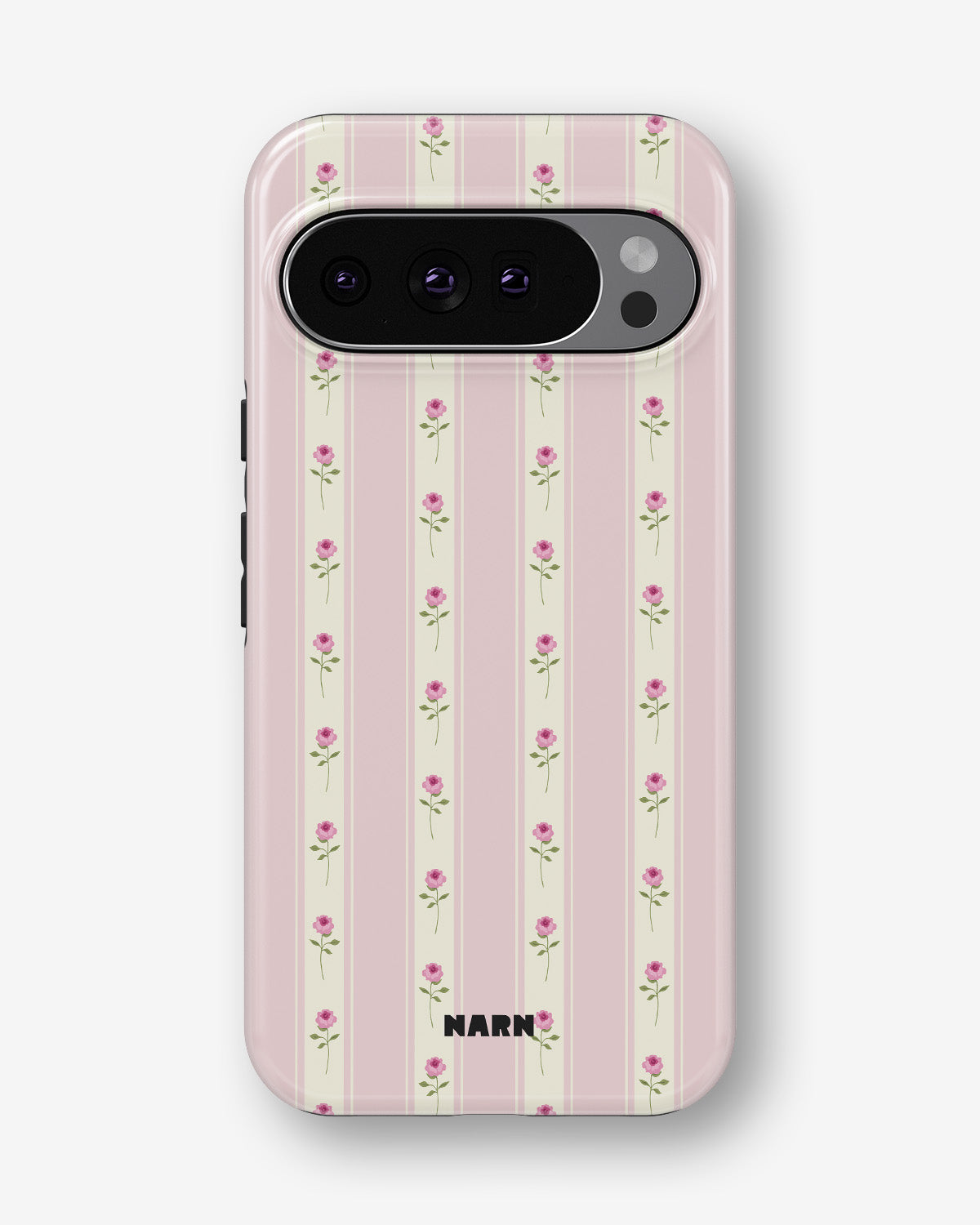 Google Pixel 10 Pro Tough Case – Rose Lines - View 1