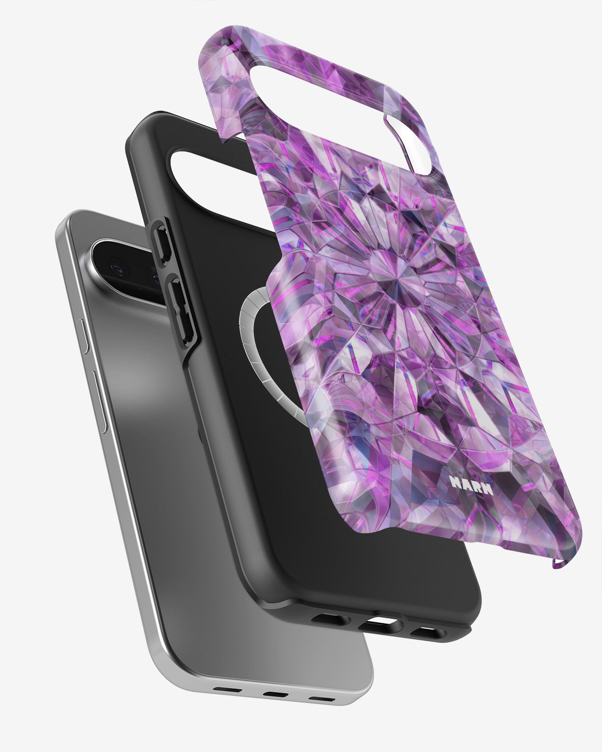 Google Pixel 10 Pro Tough Case – Lavender Crystals - View 2