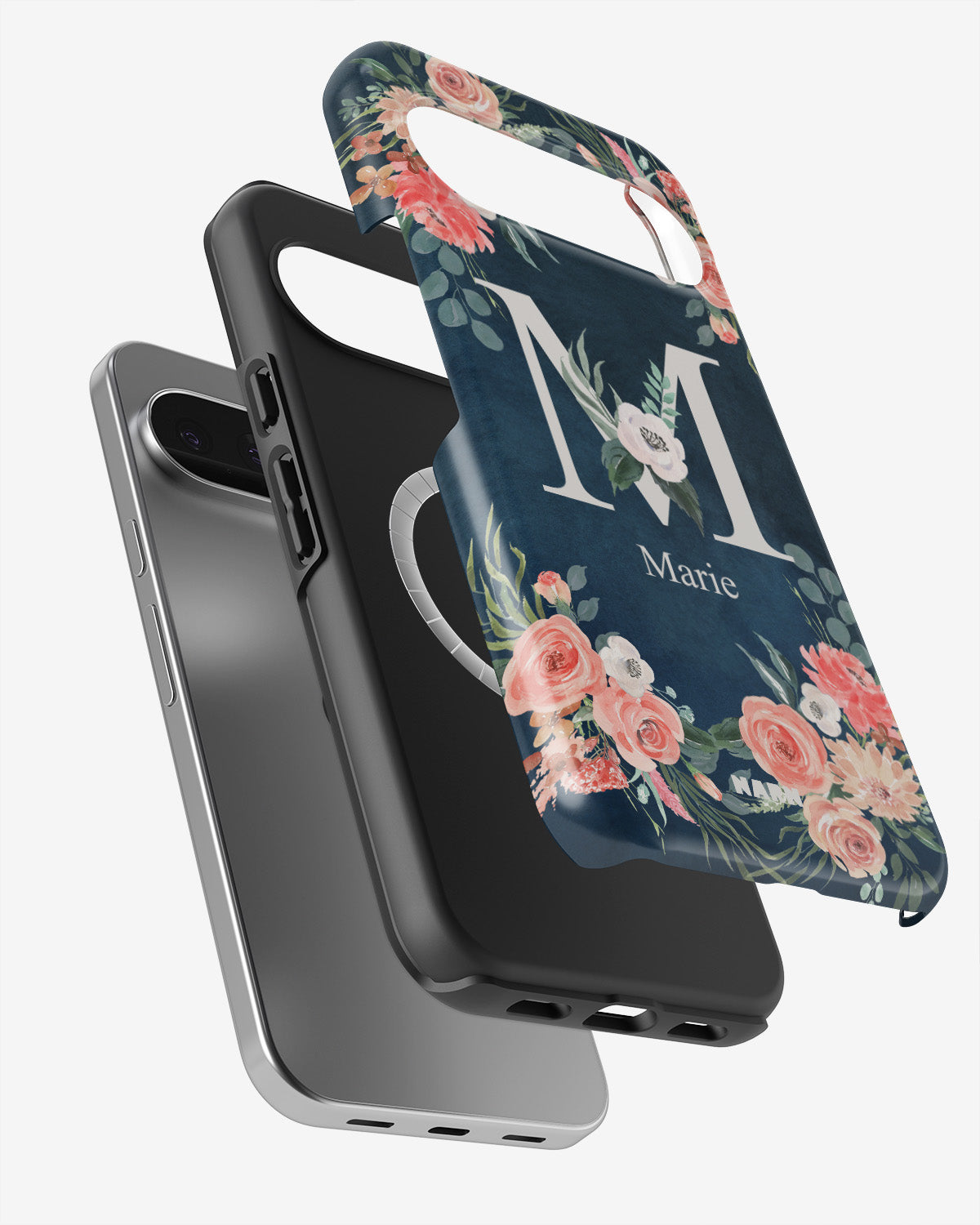 Google Pixel 10 Pro Tough Case – Custom - Floral - View 2