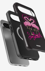 Google Pixel 10 Pro Tough Case – Beach Flamingo - View 2
