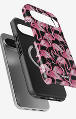 Google Pixel 10 Pro Tough Case – Flamingos - View 2