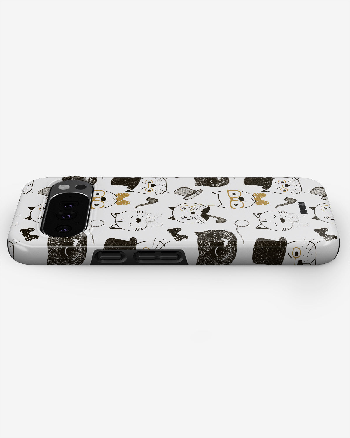 Google Pixel 10 Pro Tough Case – Cartoon Cats - View 2