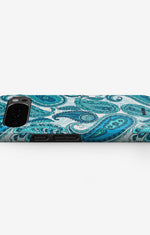 Google Pixel 10 Pro Tough Case – Turquoise Paisley - View 2