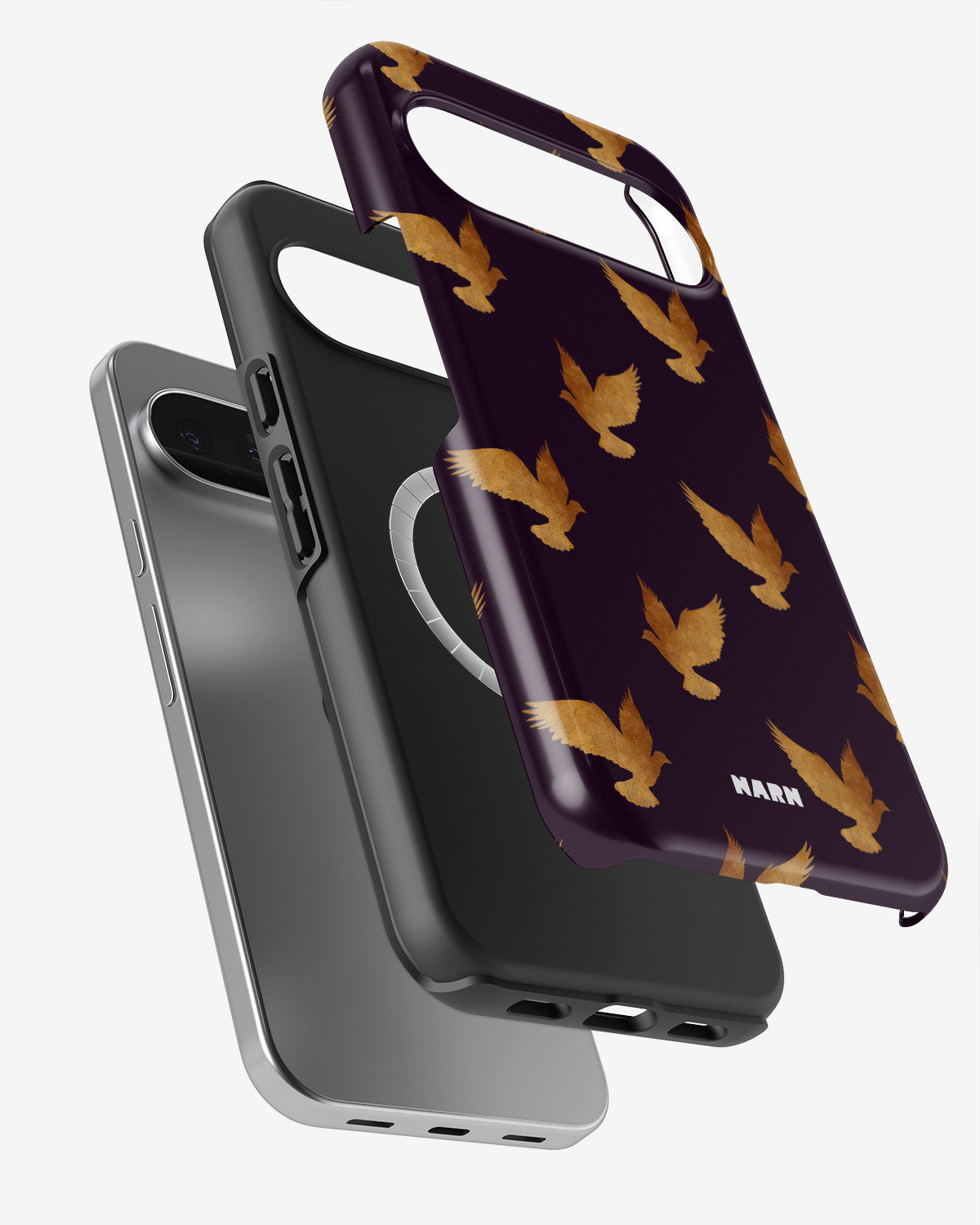Google Pixel 10 Pro Tough Case – Royal Doves - View 2