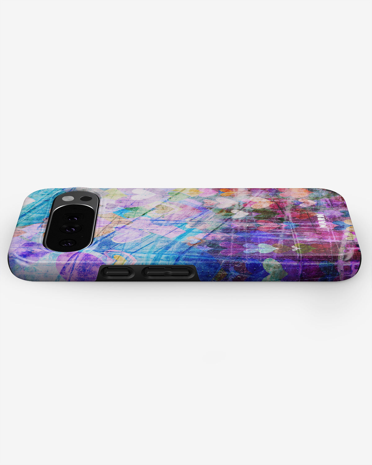 Google Pixel 10 Pro Tough Case – Purple Hearts - View 2