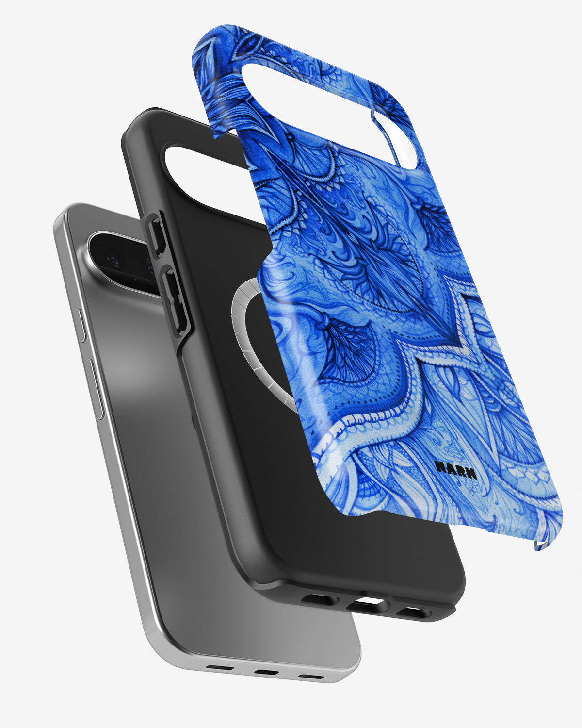 Google Pixel 10 Pro Tough Case – Blue Vintage - View 2