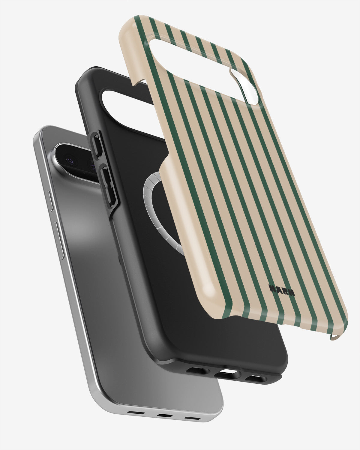 Google Pixel 10 Pro Tough Case – Evergreen Stripe - View 2