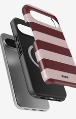 Google Pixel 10 Pro Tough Case – Cranberry Stripe - View 2