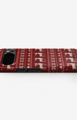 Google Pixel 10 Pro Tough Case – Reindeer Knit - View 2