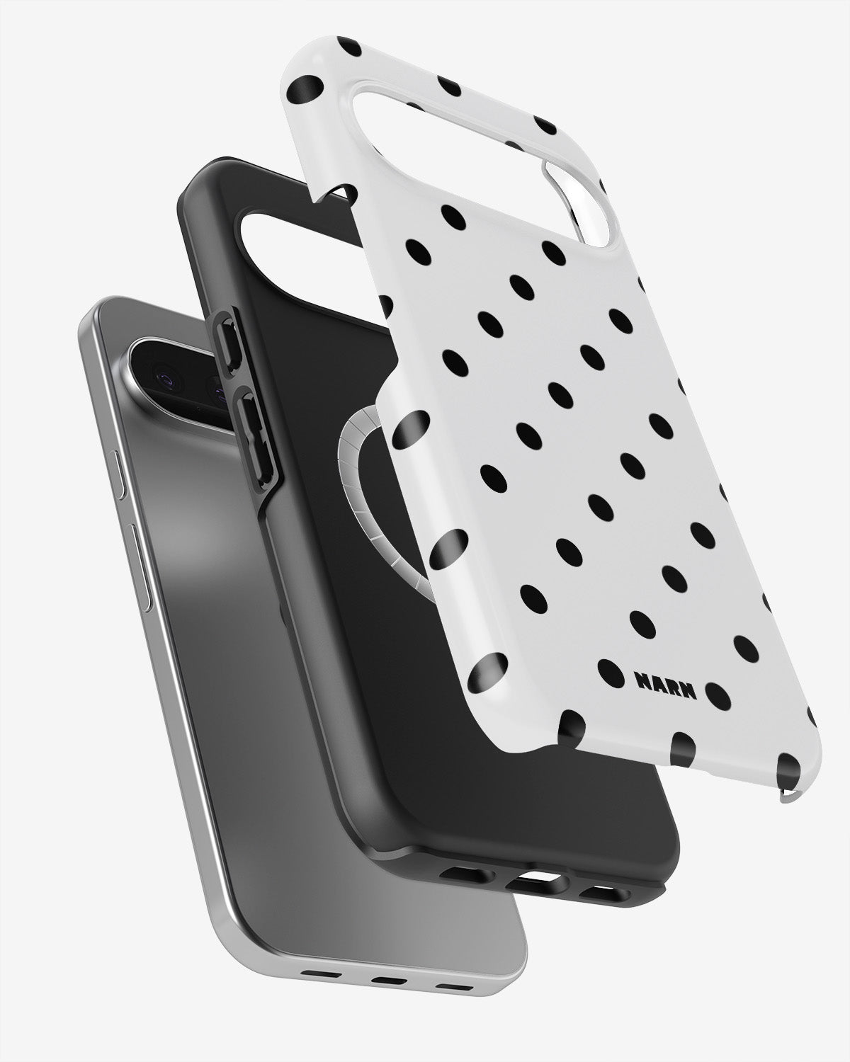 Google Pixel 10 Pro Tough Case – Mono Dots - View 2