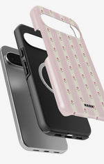Google Pixel 10 Pro Tough Case – Rose Lines - View 2