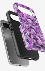 Google Pixel 10 Pro Tough Case – Lavender Crystals - View 3