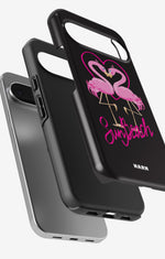 Google Pixel 10 Pro Tough Case – Beach Flamingo - View 3