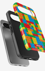 Google Pixel 10 Pro Tough Case – Building Bricks - View 3