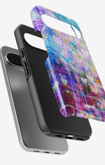 Google Pixel 10 Pro Tough Case – Purple Hearts - View 3