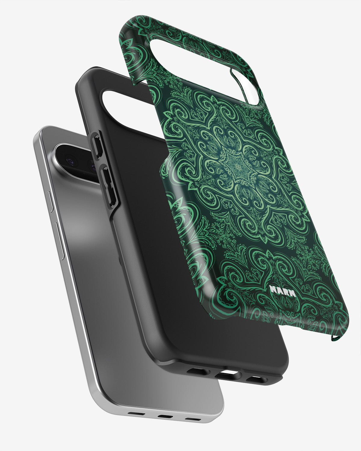 Google Pixel 10 Pro Tough Case – Retro Forest - View 3