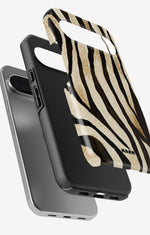 Google Pixel 10 Pro Tough Case – Wild Zebra - View 3