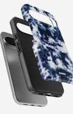Google Pixel 10 Pro Tough Case – Tie Dye Blue - View 3
