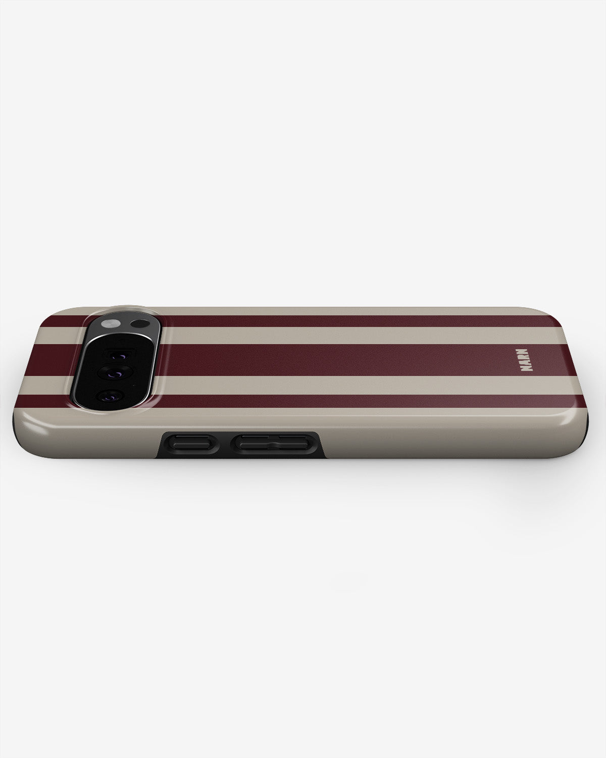 Google Pixel 10 Pro Tough Case – Bordeaux Stripe - View 3