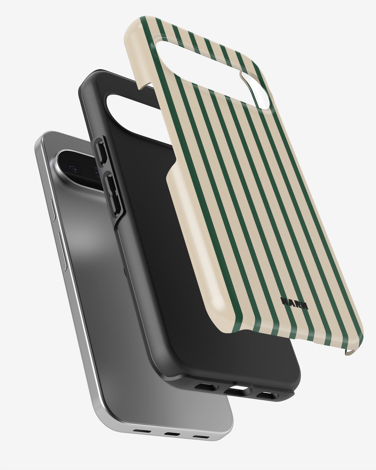 Google Pixel 10 Pro Tough Case – Evergreen Stripe - View 3