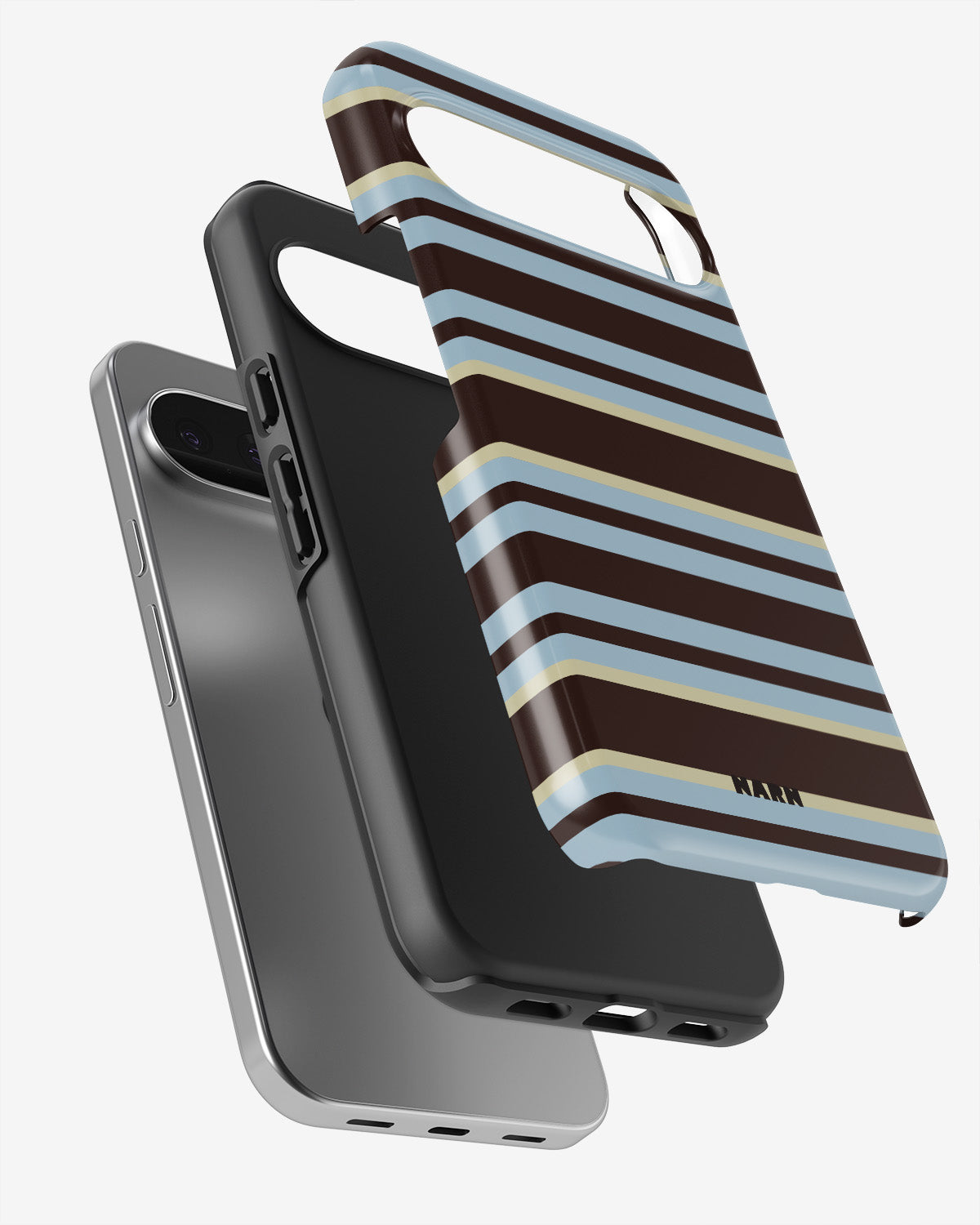 Google Pixel 10 Pro Tough Case – Latte Lines - View 3
