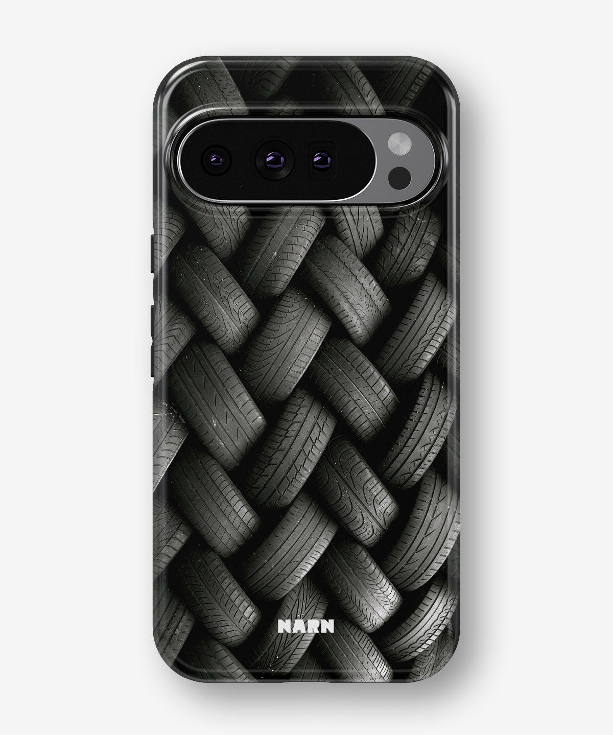 Google Pixel 10 Pro XL Tough Case – Tires Wall - View 1