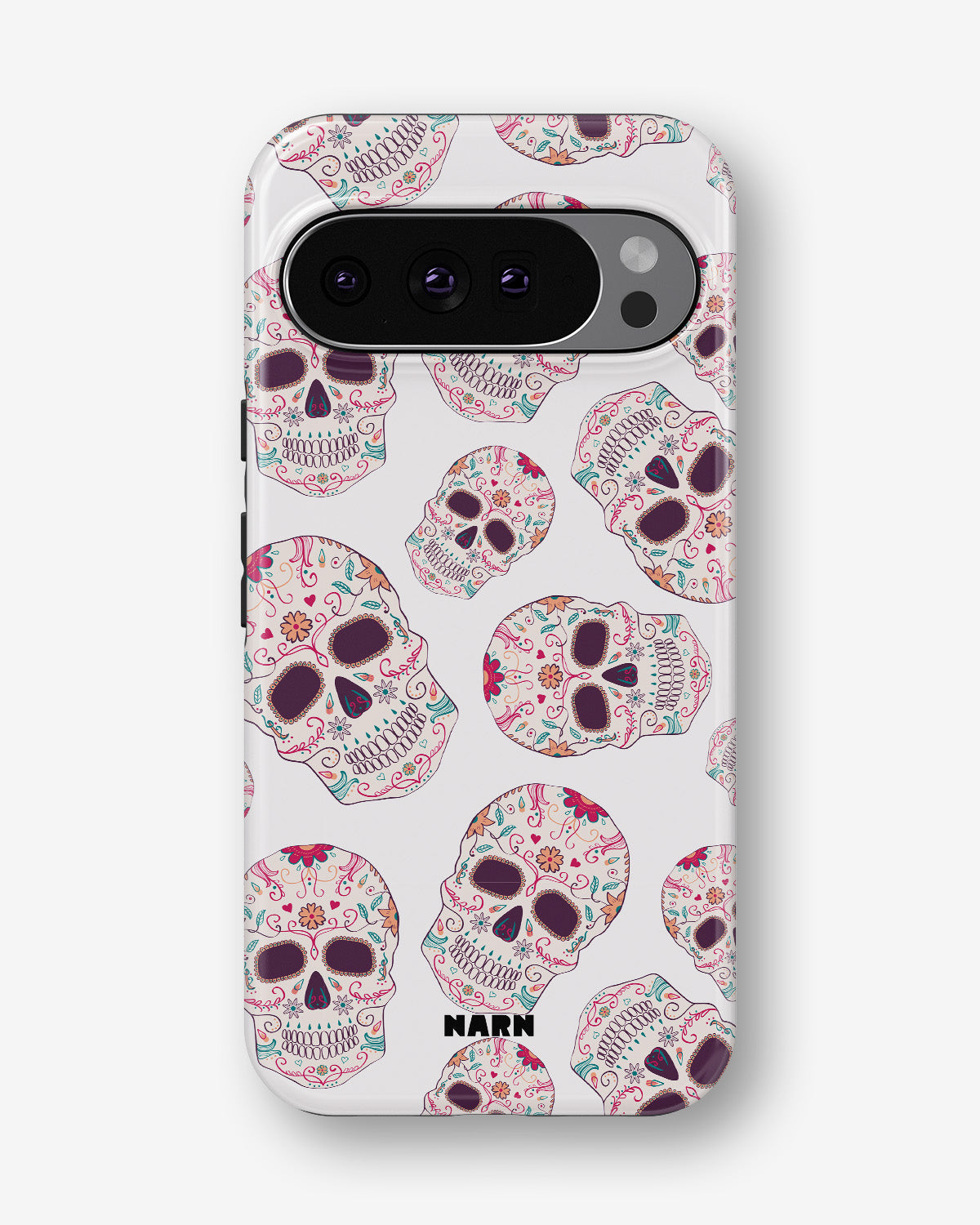 Google Pixel 10 Pro XL Tough Case – Calavera Skulls - View 1