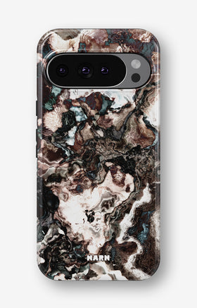 Google Pixel 10 Pro XL Tough Case – Marble Brown - View 1