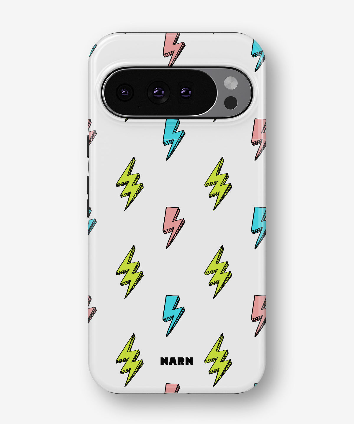 Google Pixel 10 Pro XL Tough Case – Lightning Bolts - View 1