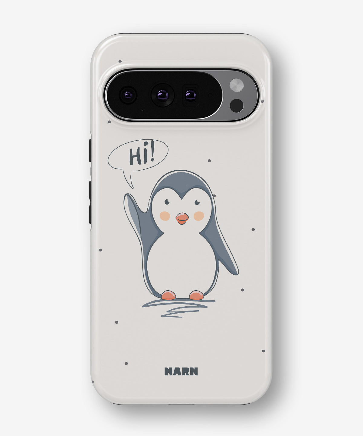 Google Pixel 10 Pro XL Tough Case – Cute Penguin - View 1