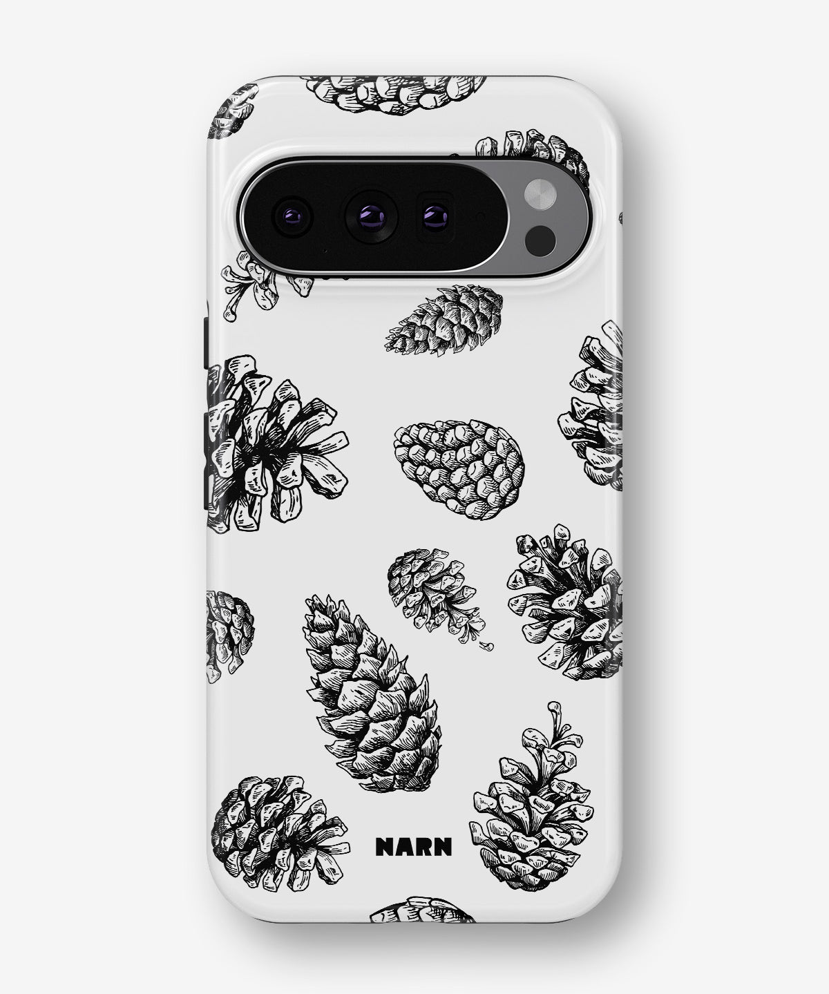 Google Pixel 10 Pro XL Tough Case – Pine Cones - View 1