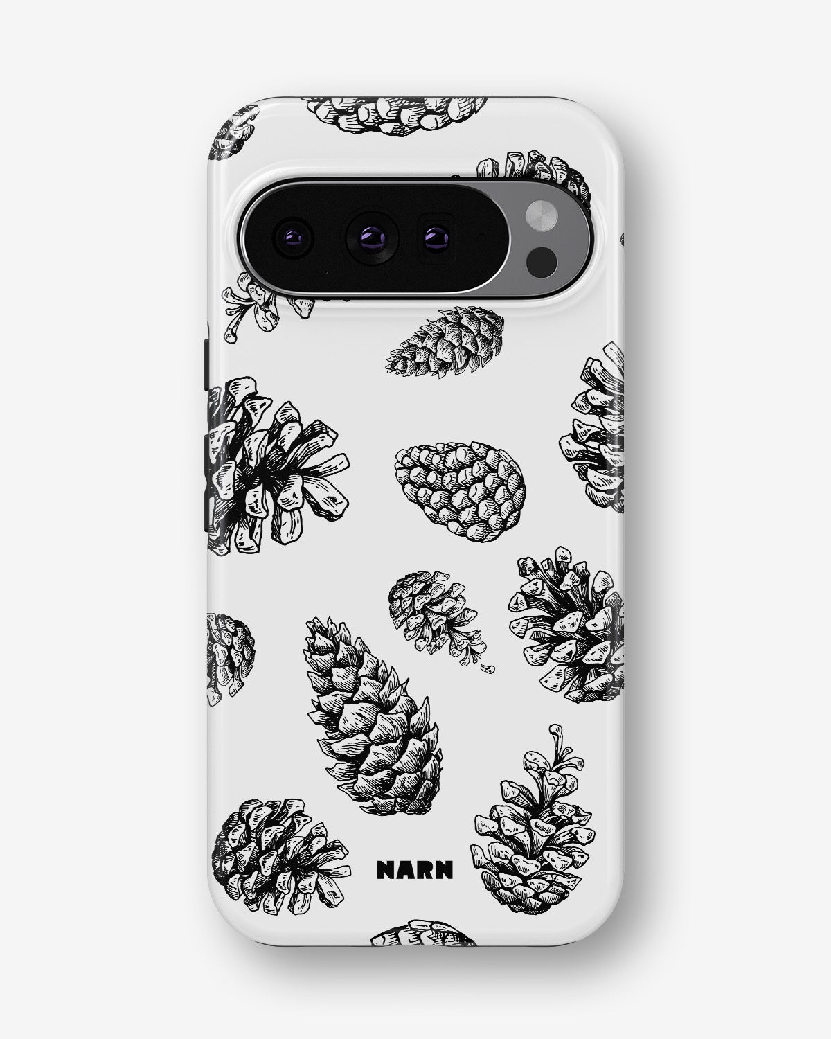 Google Pixel 10 Pro XL Tough Case – Pine Cones - View 1