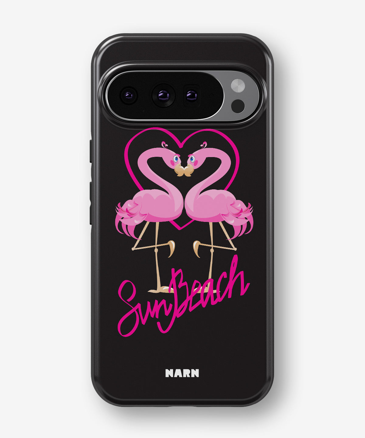 Google Pixel 10 Pro XL Tough Case – Beach Flamingo - View 1