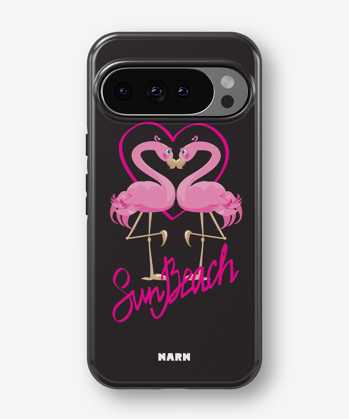 Google Pixel 10 Pro XL Tough Case – Beach Flamingo - View 1