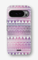 Google Pixel 10 Pro XL Tough Case – Purple Aztec - View 1