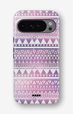 Google Pixel 10 Pro XL Tough Case – Purple Aztec - View 1