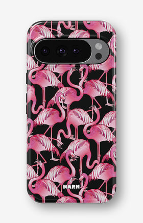 Google Pixel 10 Pro XL Tough Case – Flamingos - View 1