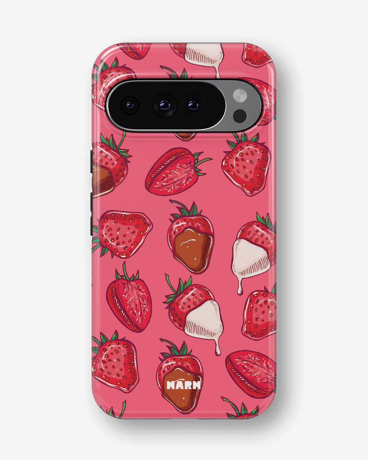 Google Pixel 10 Pro XL Tough Case – Strawberry Chocolate - View 1