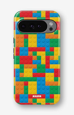 Google Pixel 10 Pro XL Tough Case – Building Bricks - View 1