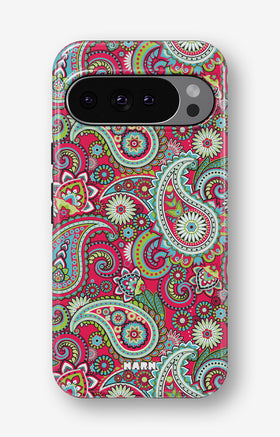 Google Pixel 10 Pro XL Tough Case – Paisley Paradise - View 1